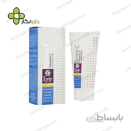 کرم تغذیه کننده پوست حاوی ویتامین C