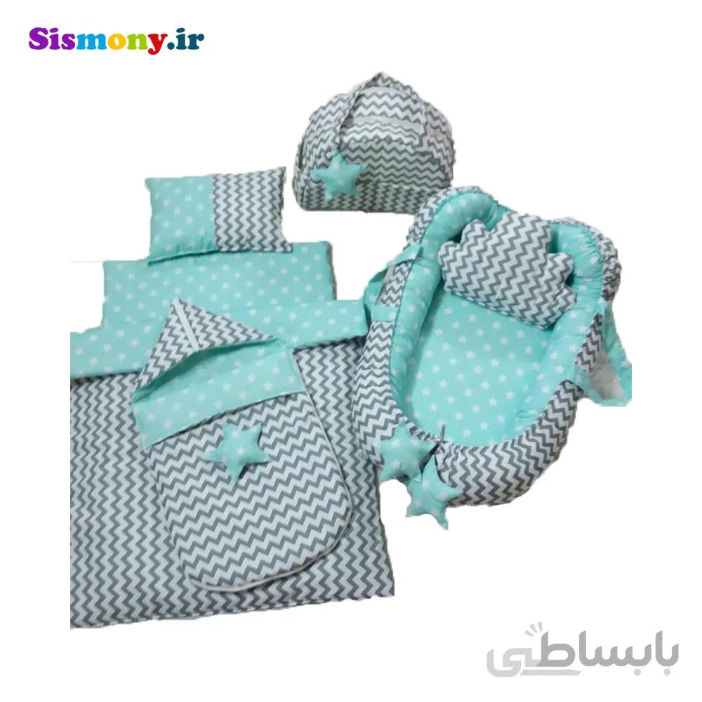 سرویس هفت تکه خواب نوزادی طرح ستاره کد ۵۰۳۱