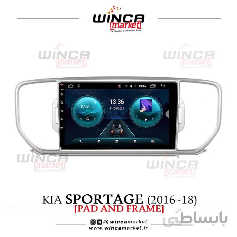 مانیتور فابریک اندروید اسپورتیج 2016-18 سری اس S400 پلاس وینکا WINCA مدل RS856