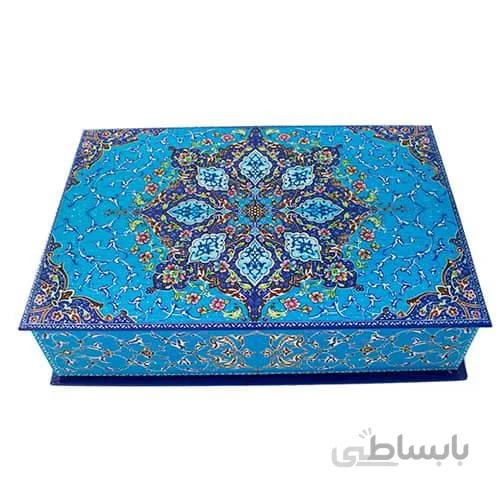 باکس هدیه گلدان مسی میناکاری ۲0 سانتی