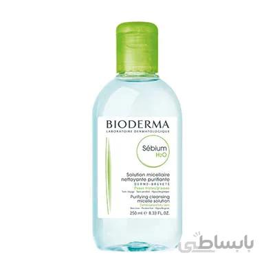 میسلار سبیوم H2O بایودرما ۲۵۰ میل/ Bioderma Purifying Cleansing Micellar Water Oily/Combination Skin