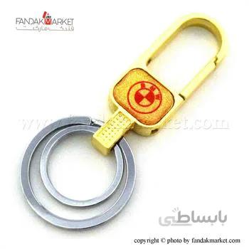 جاکلیدی دو حلقه ای لوگودار ماشین
