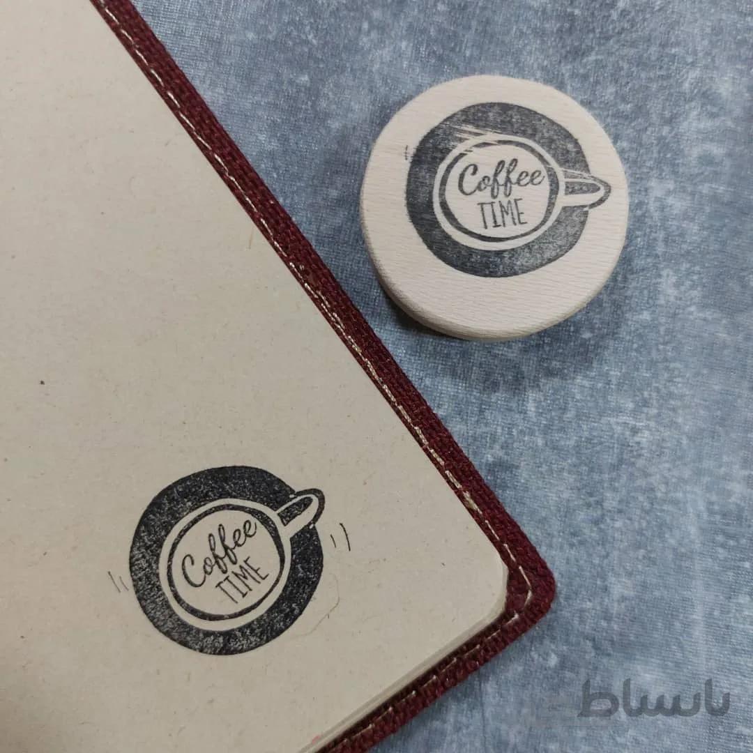 مهر طرح قهوه