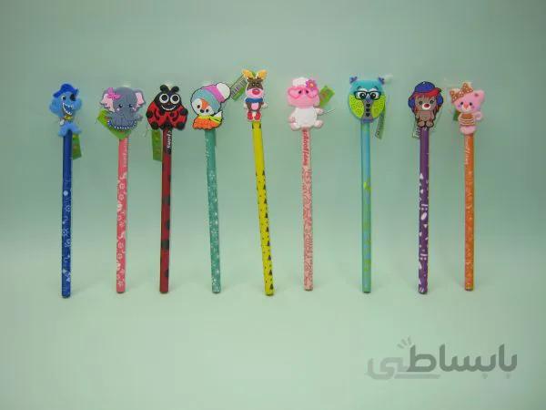 مداد مشکی بدنه مخمل Fans در چند طرح