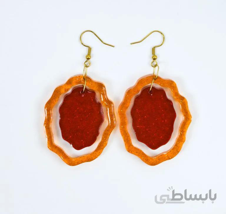 گوشواره رزینی کد ۱۲۱