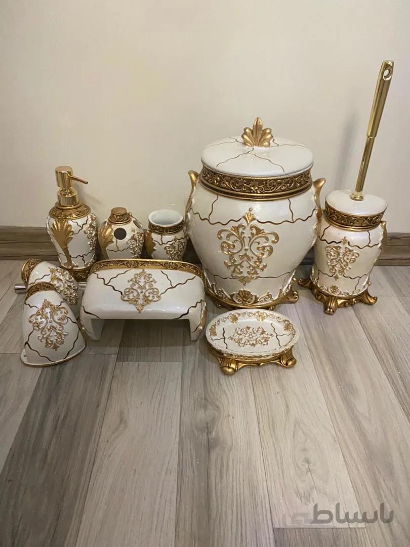 ست سرویس لوازم بهداشتی طرح سنگی کد ۱۰۲۴۱۰