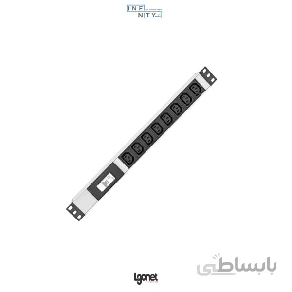پاور ماژول 8 پورت الگونت lgonet مدل LA-P1K/08P