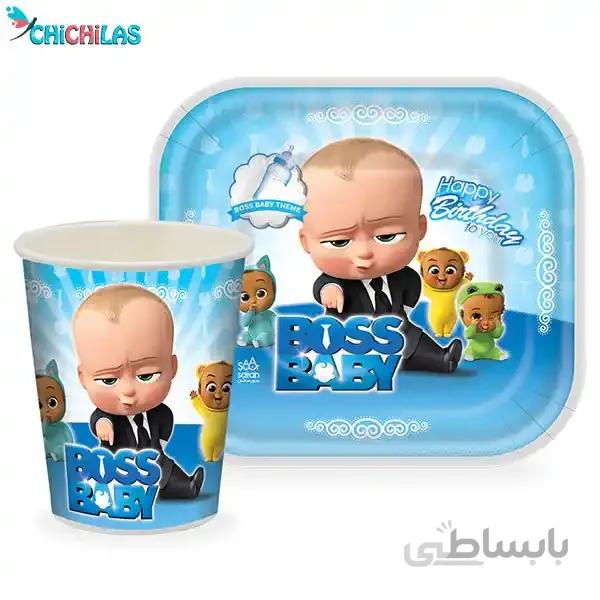 پیش دستی و لیوان بچه رئیس