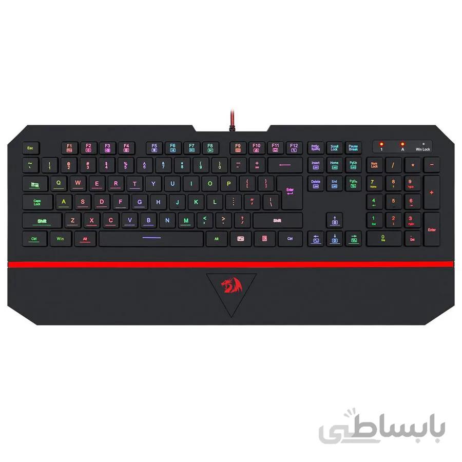 کیبورد گیمینگ Redragon مدل Karura K502 ا REDRAGON KARURA K502 Gaming Keyboard