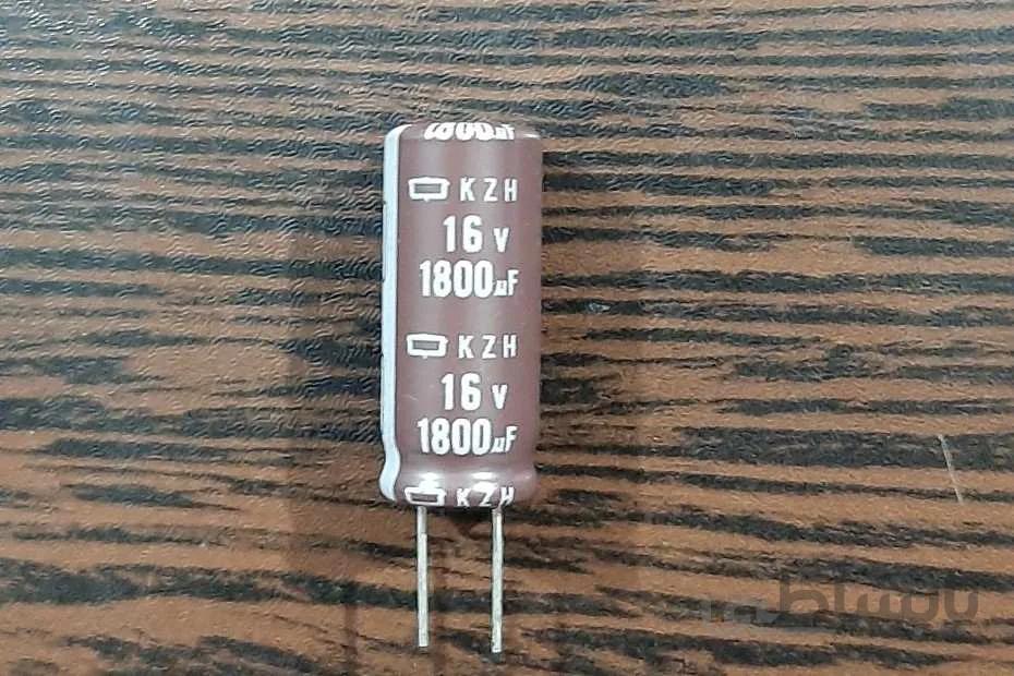 NIPPON 16V 1800uF – خازن الکترولیت، ۱۶ ولت، ۱۸۰۰ میکروفاراد ا NIPPON