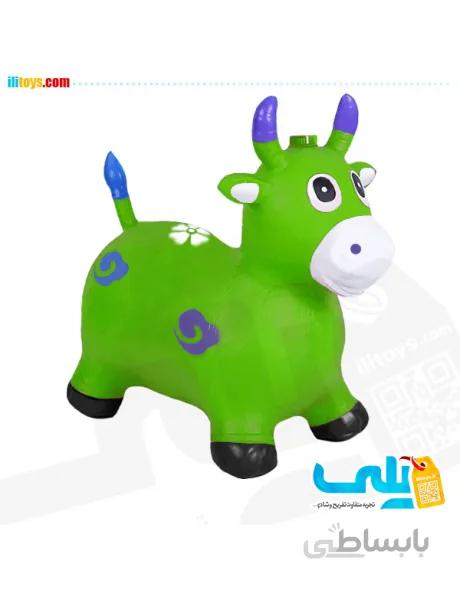 110-18 گاو بادی پرشی سبز موزیکال