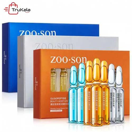 پک ویال مالشی جوانساز پوست صورت زوسان zoo.son