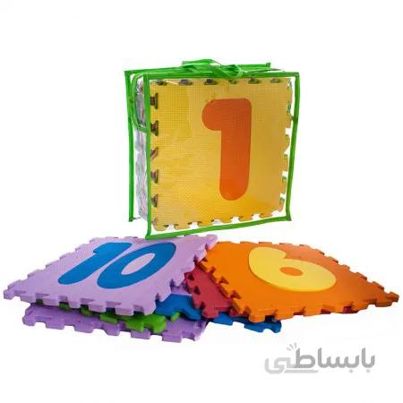 کفپوش اتاق کودک طرح اعداد انگلیسی