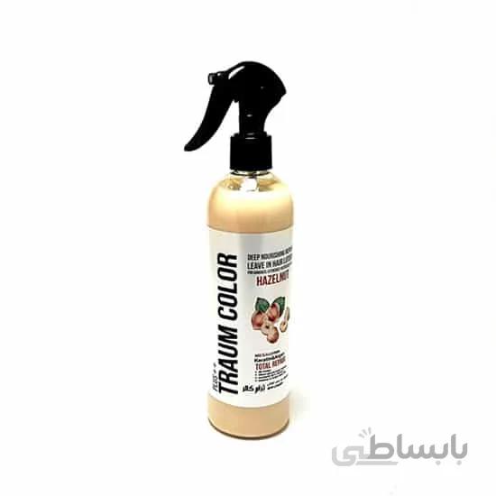 لوسیون تقویت کننده مو بدون آبکشی ترام کالر حاوی روغن فندوق