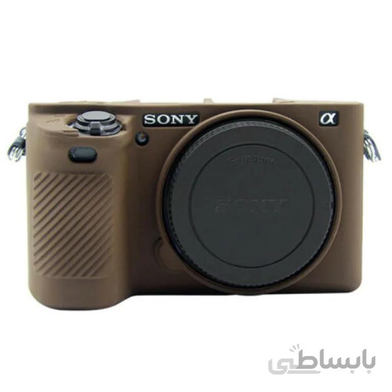 کاور سیلیکونی دوربین پولوز مدل سونی A6500 Brown