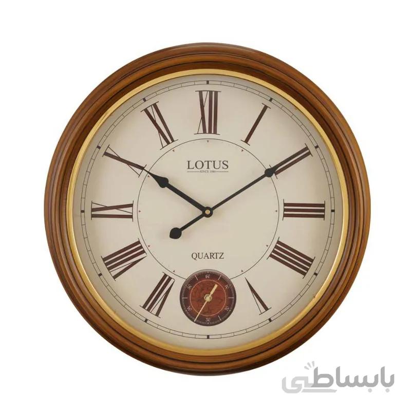 ساعت دیواری چوبی لوتوس مدل 9042