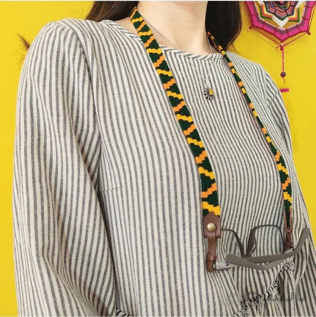 بند عینک چرمی کد m102