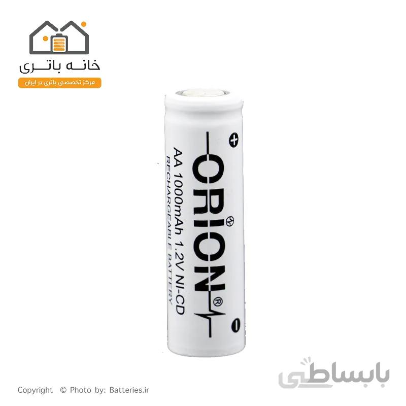 باتری قلمی سرتخت شارژی 1.2 ولت 1000 میلی آمپر اوریون Orion