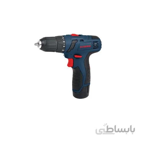 دریل شارژی ۱۲ ولت دوسرعته کیفی (۲باطری) استرانگ مدل STG1218