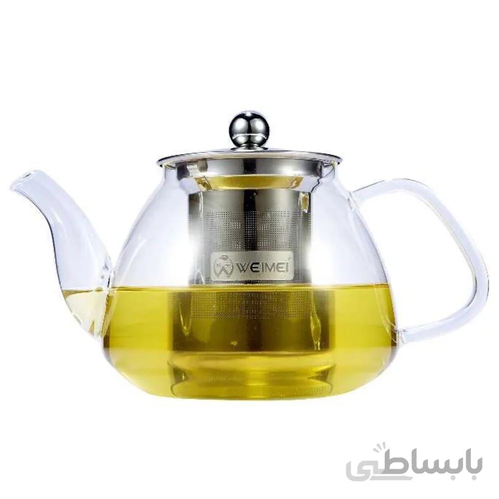 قوری پیرکس دست ساز ویمی (WEIMEI) کد GH40816