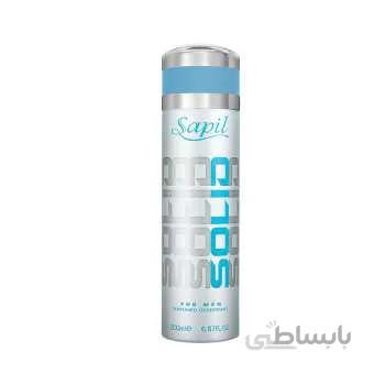 اسپری مردانه ساپیل مدل Solid حجم 200 میلی لیتر