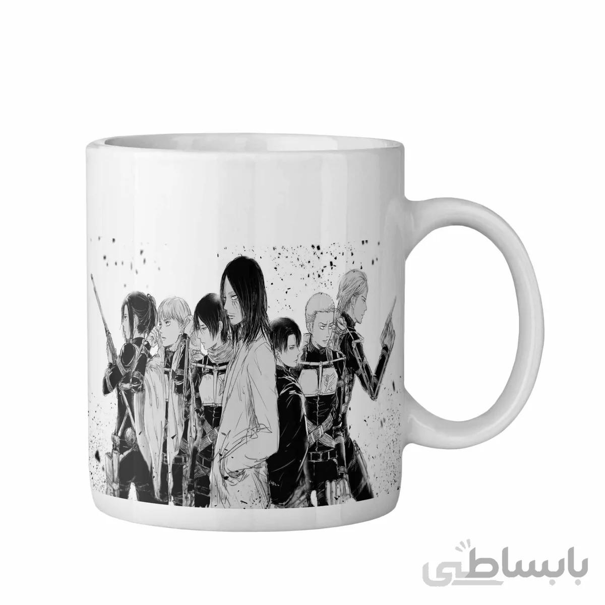 ماگ طرح انیمه اتک ان تایتان Attack on Titan