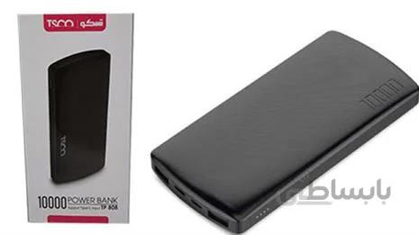 پاوربانک ۱۰۰۰۰ تسکو TSCO TP 808 ا TSCO TP 808 2Port 2.1A 10000mAh Power Bank
