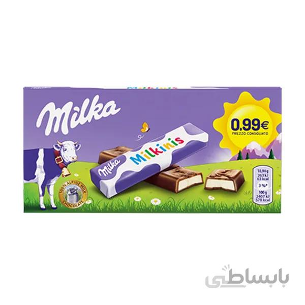 شكلات میلكا مدل میلكنیس بسته 8 عددی ا Milka chocolate Milkenis model 8-pack