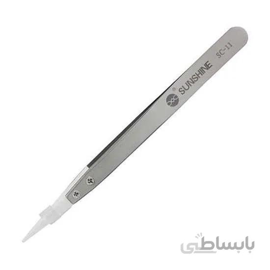 پنس سرصاف نوک پلاستیکی SC-11A