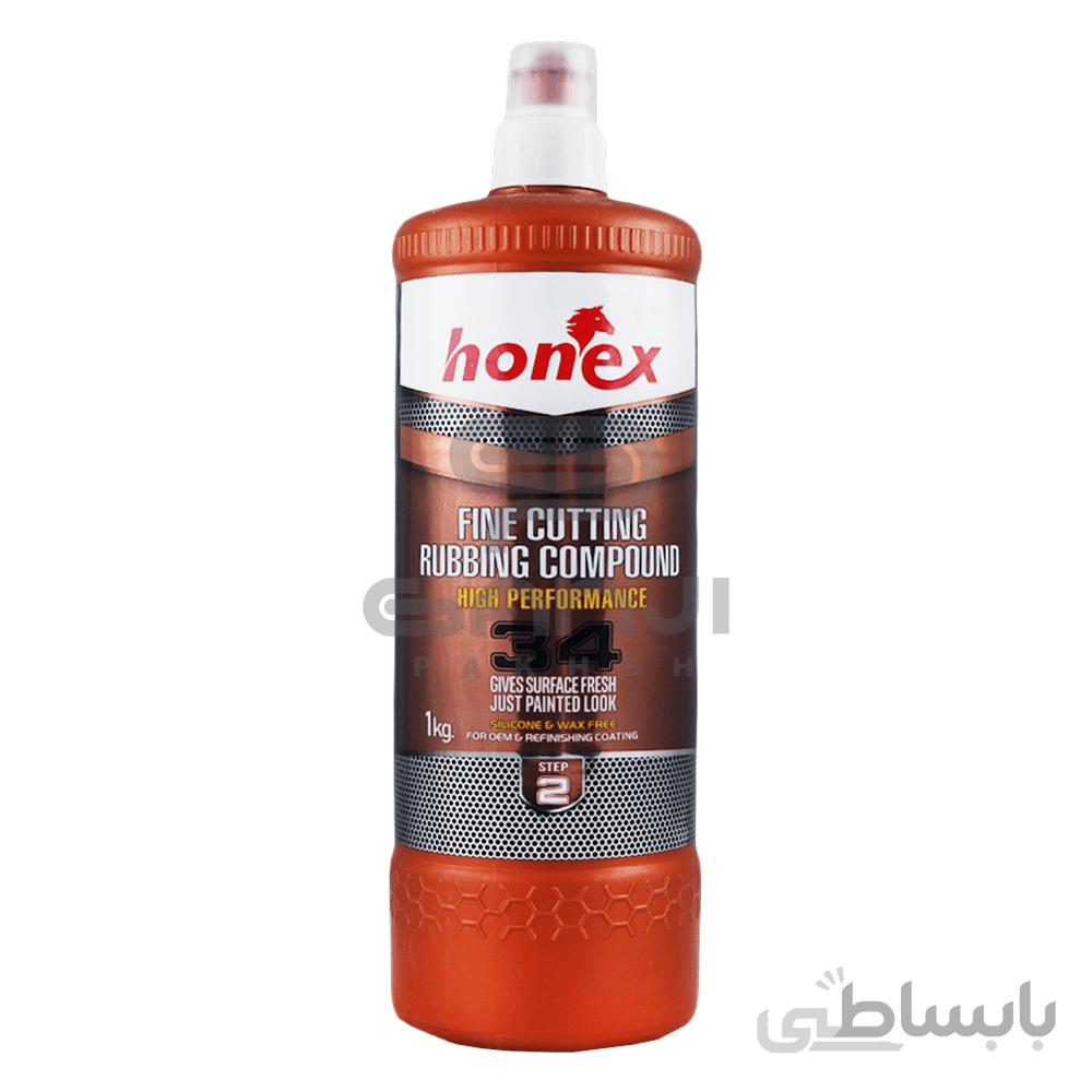 پولیش متوسط هانکس پولیش مخصوص بدنه خودرو Honex Fine Cutting Rubbing Compound مدل 34