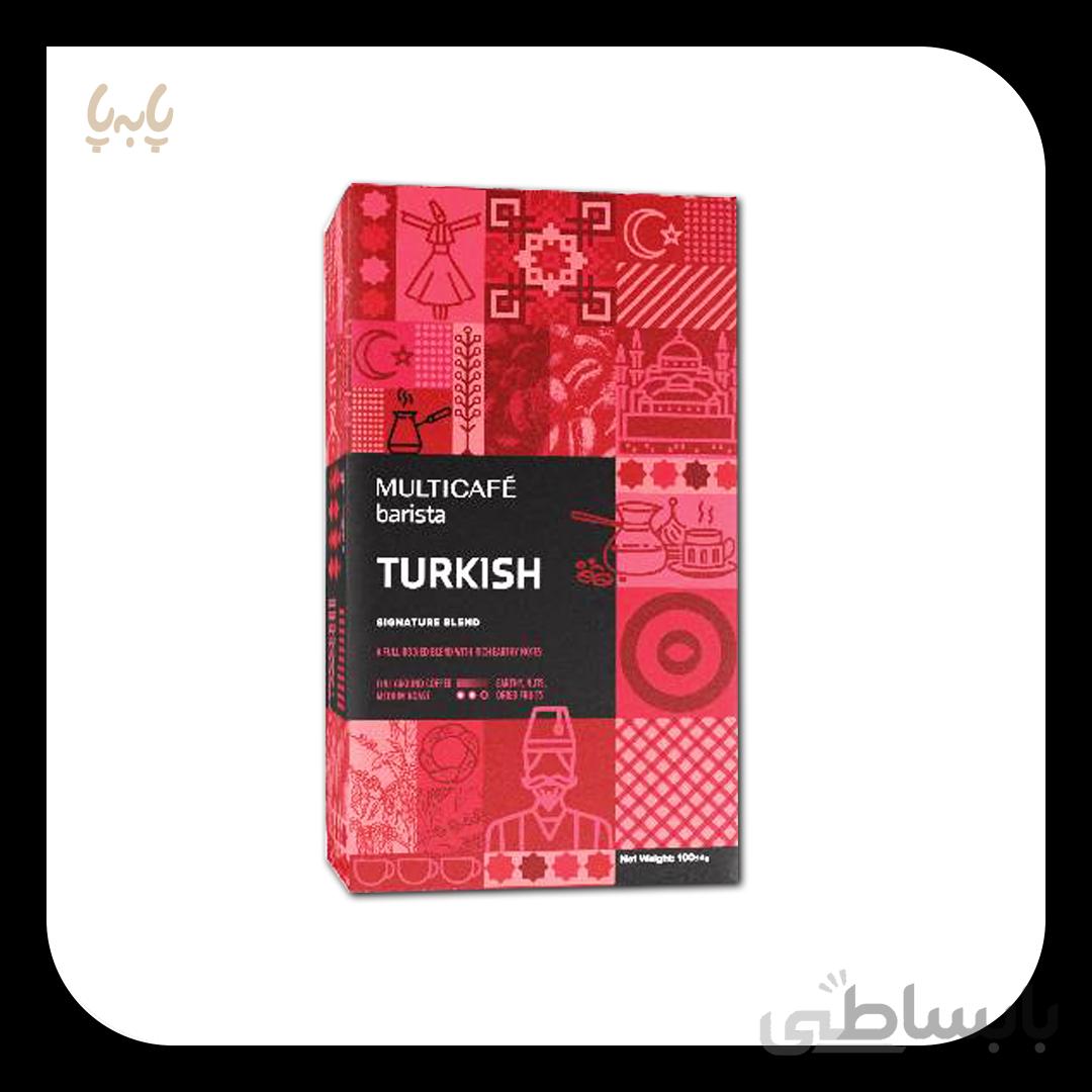 پودر قهوه ترک مولتی کافه 100 گرم