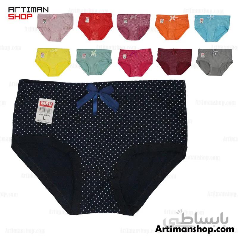 شورت نخی بغل پهن MRB کد A6508 سایز لارج