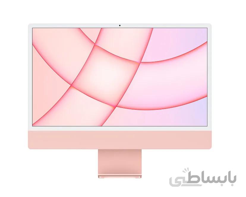 آی مک 24 اینچ اپل مدل MJVA3 M1 chip 8-Core CPU 7-Core GPU صورتی ا Apple iMac MJVA3 M1 chip 8-Core CPU 7-Core GPU 24-inch 4.5K Retina Display Pink All in One