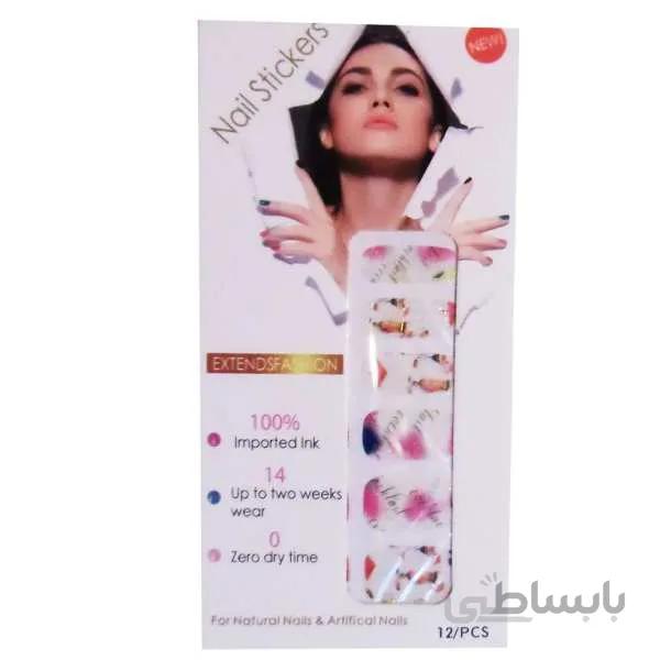 استیکر طراحی ناخن مدل 21