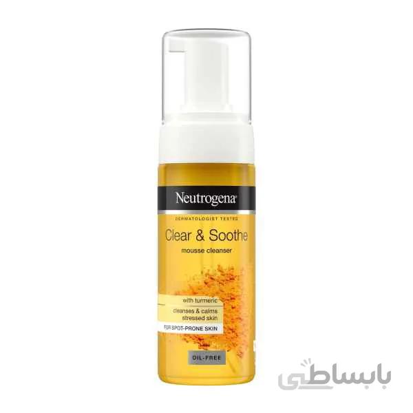ژل شستشو صورت نوتروژینا مدل Soothing Clear حجم 200 میلی لیتر