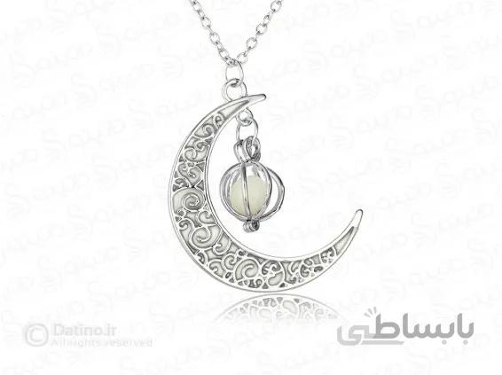 گردنبند شبتاب هلال ماه 12295