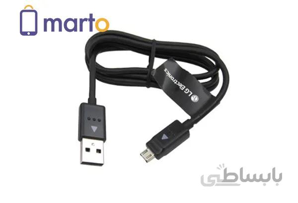 کابل تبدیل USB به Micro USB ال جی مدل EAD62767902 طول 1.2 متر ا LG EAD62767902 Micro USB Charger Cable 1.2m