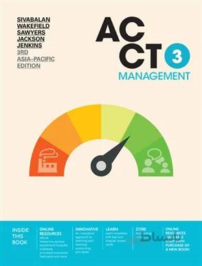 دانلود کتاب ACCT3 Management 3rd Edition