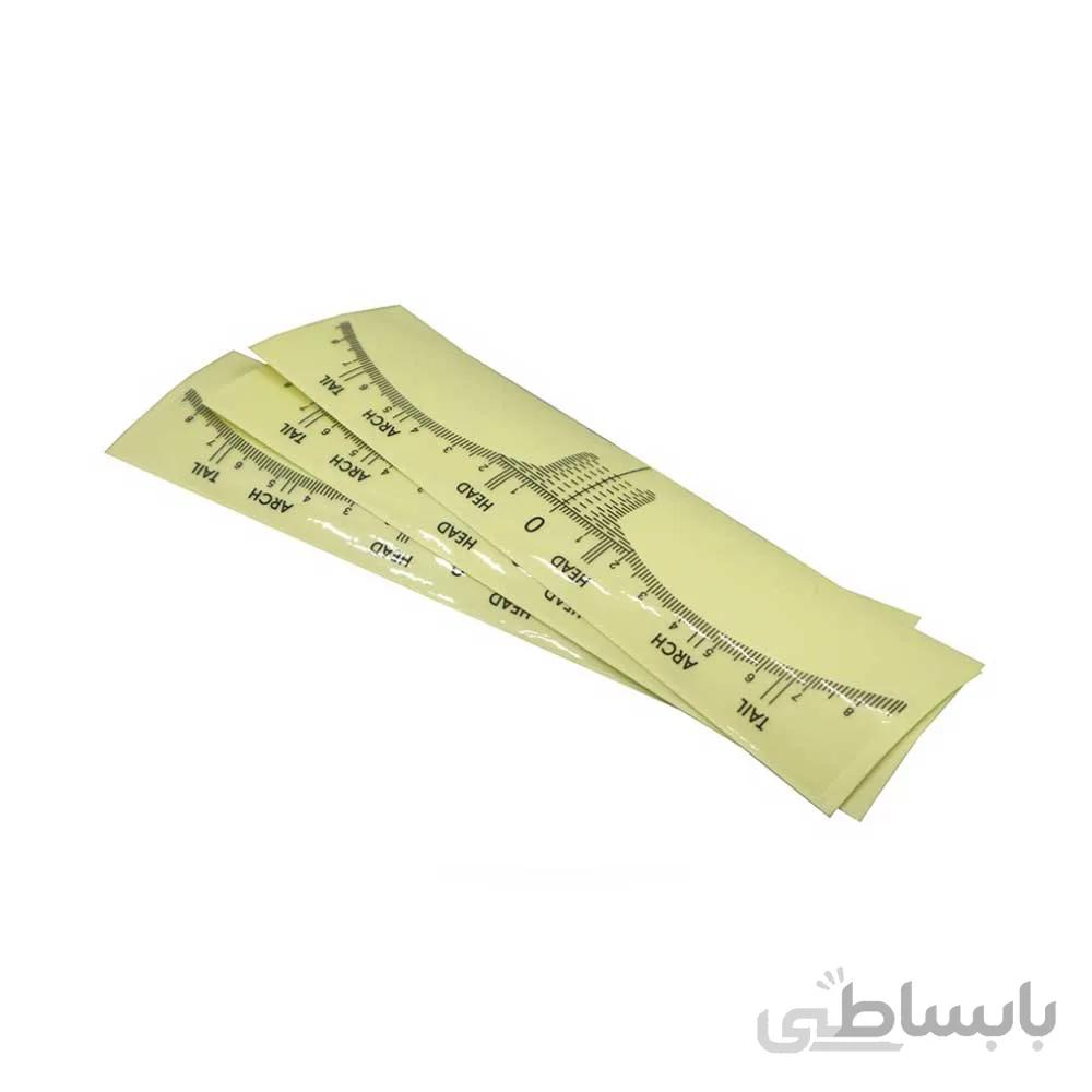 خط کش قرینه سازی ابرو بر چسبی ا خط کش قرینه سازی ابرو بر چسبی