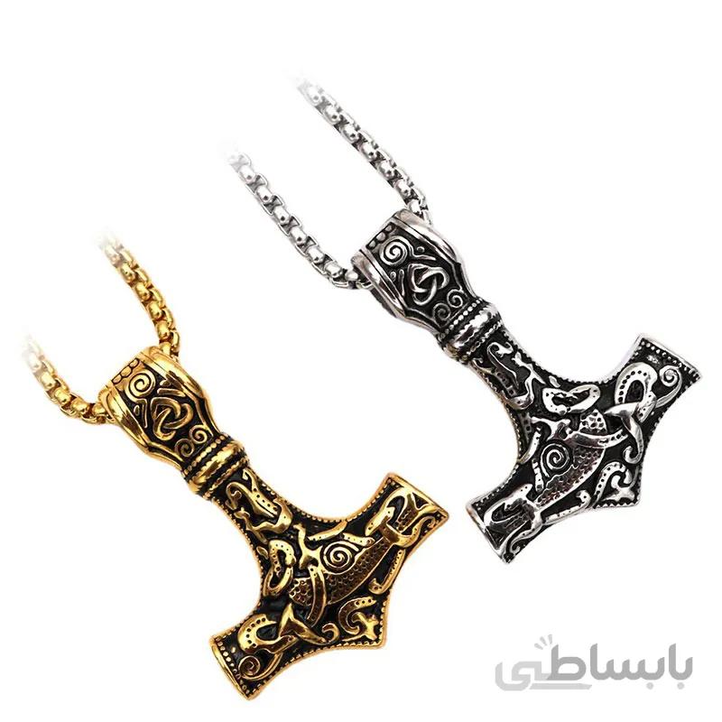 گردنبند استیل پتک ثور