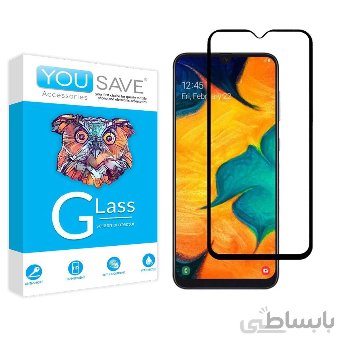 گلس تمام صفحه یوسیو مناسب برای گوشی سامسونگ Galaxy A30s