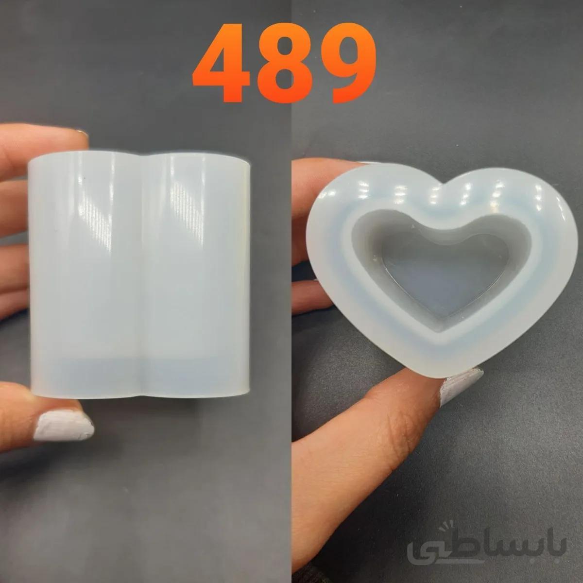 قالب سیلیکونی گلدان و جاشمعی کد 489