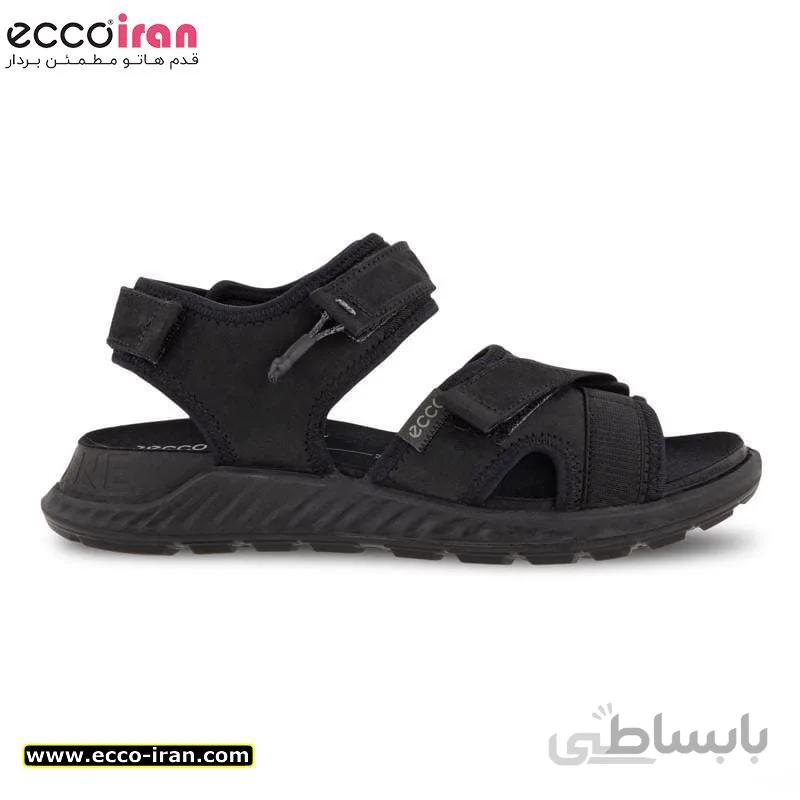 صندل زنانه اکو اصل مدل ECCO EXOWRAP W BLACK/BLACK