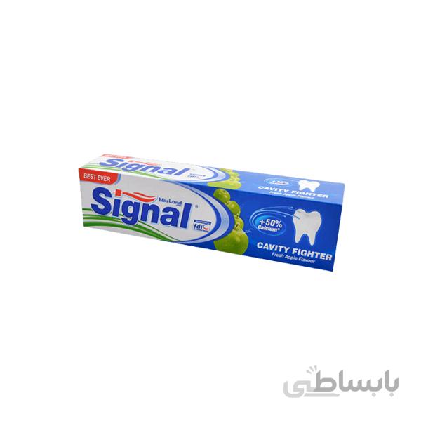خمیر دندان ضد پوسیدگی سیب سیگنال حجم 100 میلی لیتر