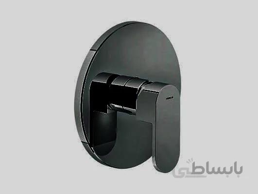 شیرآلات توکار نوبیلی مدل UP (مشکی) (شیر توالت توکار*بدون مغزی)