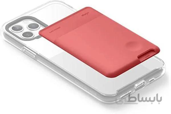 کیف نگهدارنده کارت مخصوص تلفن همراه الاگو ا Elago Smartphone Card Pocket - Italian Rose