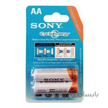 باتری شارژی قلمی دوتایی Sony NH-HR1551 AA 4600mAh