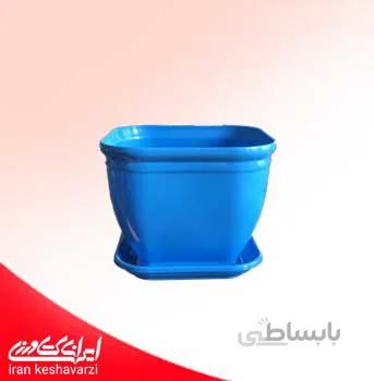 گلدان پلاستیکی مربعی سایز بزرگ مدل 1025