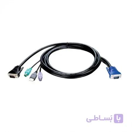 کابل مختلط 1/8 متری KVM دی لینکKVM-440/450