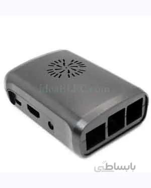 جعبه مشکی برد رسپبری پای 3 بی پلاس پشتیبانی از فن | box for raspberry pi
